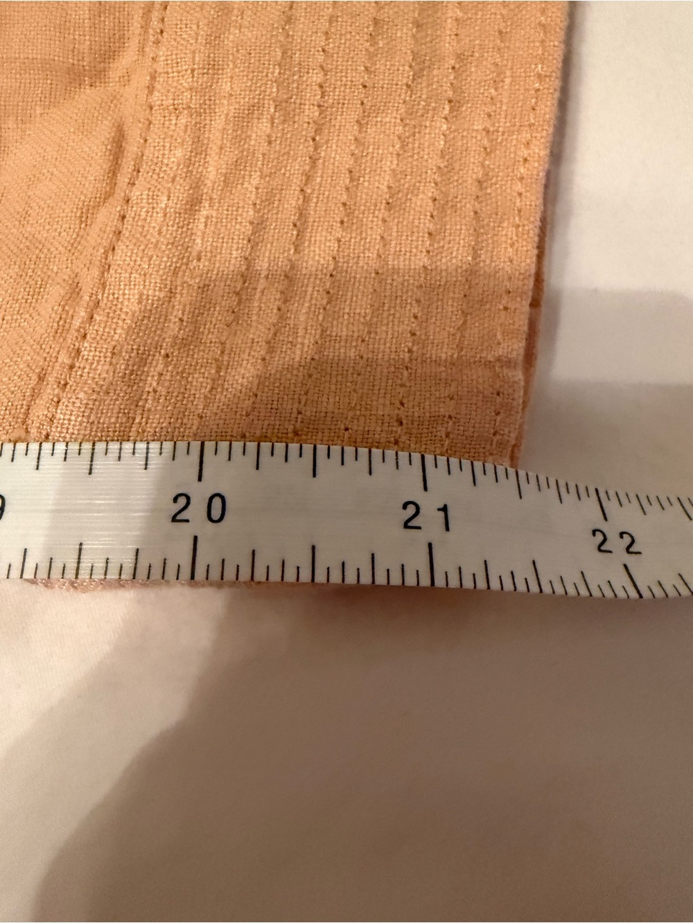 Pure Jill Women's Orange Linen Capris Size 2X Cottagecore Coastal - Picture 15 of 16